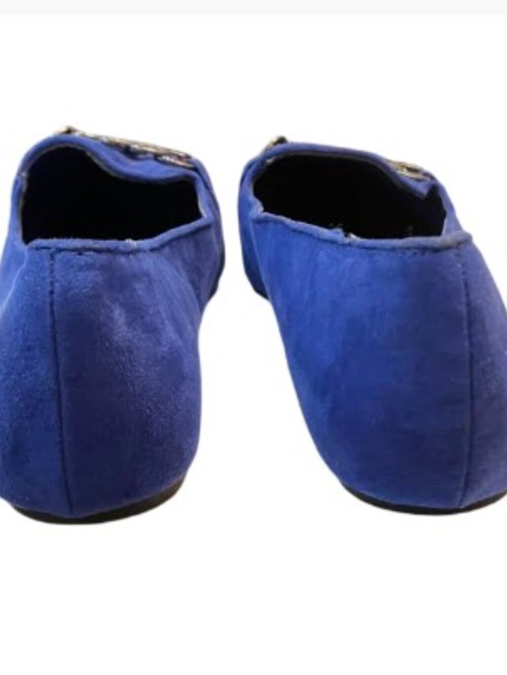 Forever 21 Ballerina Flats Cobalt Suede Size 8 NWOT - Picture 6 of 7